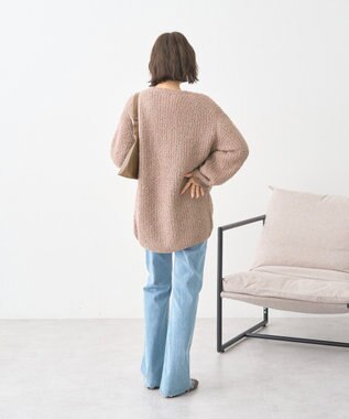 earth music&ecology スパンコールブークレカーディガン Mocha