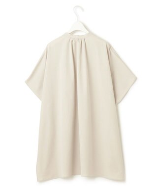 ICB 【洗える】ヴィンテージスパンブロード プルオーバーブラウス ライトオリーブ系