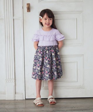 花柄ドッキング ワンピース Any Fam Kids ファッション通販 公式通販 オンワード クローゼット