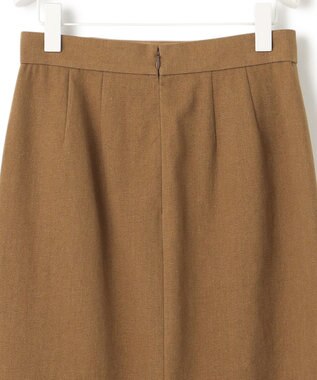 ICB コットンリネンキャンバス スカート キャメル系