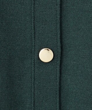 23区 S 【アンサンブル対応】ヴィスコースストレッチ カーディガン ダークグリーン系