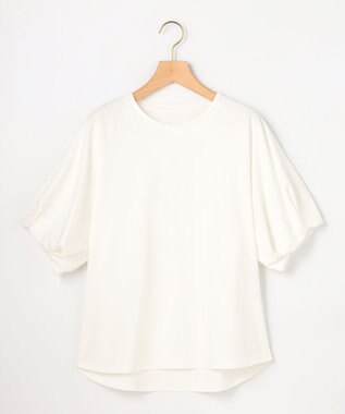 組曲 【先行予約】プレーティング天竺 バルーンスリーブカットソー