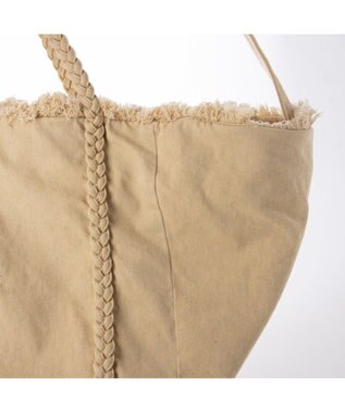 UNBILLION カシュカシュ cachecache / 2wayビッグデニムトート アイボリー