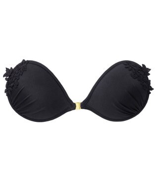 BRADELIS New York 【NuBra / ナチュラルタイプ】ヌーブラ・エアーライト スリッピー デザインヌーブラ ブラック