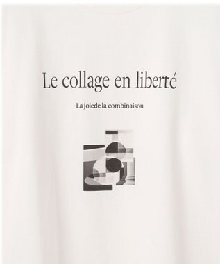 23区 L 【洗える】Le collage ロゴロンTEE ホワイト系