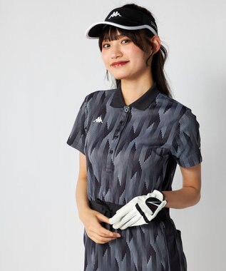 FILA GOLF／marie claire 【Kappa】ポロワンピース ブラック