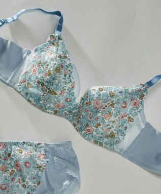 une nana cool MADE WITH LIBERTY FABRIC さあわたし レース 脇高ブラジャー
