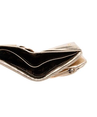 ANNA SUI TITIソフト 口金二つ折り財布 ゴールド