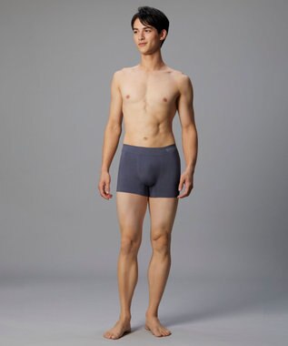 WACOAL MEN ボクサーパンツ 【Everyday Boxer】 綿混(本体) 立体成型 ここちよいフィット感 前閉じ 下着 メンズ GT3590 /ブロス バイ ワコールメン グレー