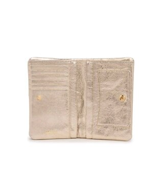 ANNA SUI TITIソフト 口金二つ折り財布 ゴールド