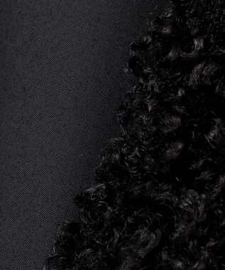 自由区 L 【SHIHOさん着用】カルガンラムエコファー ジレ ブラック