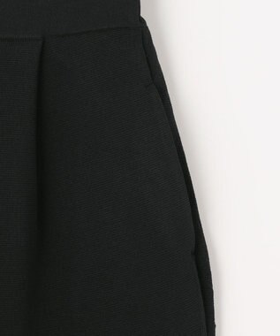 組曲 【組曲×setsuko sagittaire】AMOSSAニットタックパンツ ブラック系