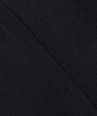 23区 【エステータ】シアーニット 5分袖ドレープ ブラック系