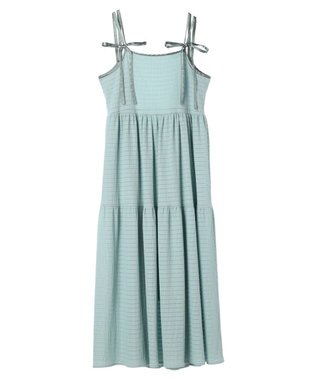 earth music&ecology 表面感肩リボンキャミワンピース Mint