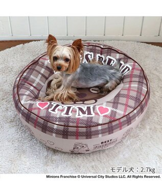 PET PARADISE ミニオン ティム クッション 60cm 茶系