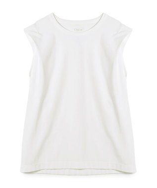 Chacott Handsome Cotton ノースリーブTシャツ ホワイト