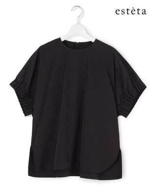  【エステータ】ブライトローン スリーブデザイン ブラウス