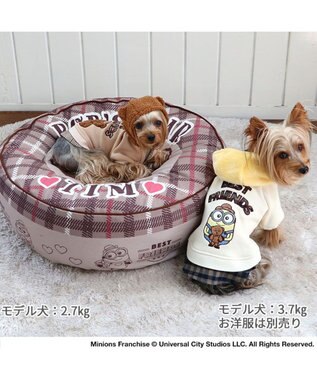 PET PARADISE ミニオン ティム クッション 60cm 茶系