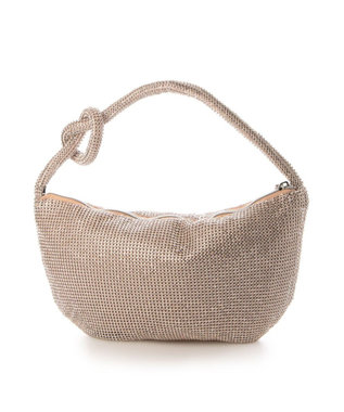 UNBILLION カシュカシュ cachecache / ラインストーン三日月ショルダー ブロンズ