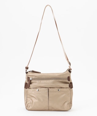 LA BAGAGERIE モノグラム　スクエアナイロンショルダー　Sサイズ