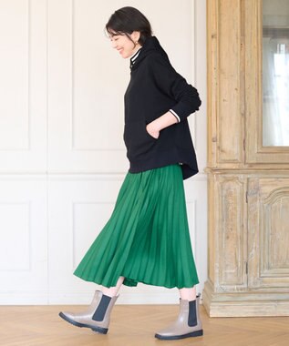 ANY 【8色展開・洗濯機可】春めきカラフルパーカー ブラック