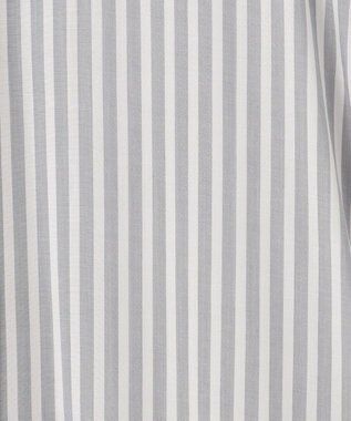 ICB 【接触冷感・洗える】 キュプラローンストライプ ワンピース ティールグレーストライプ系