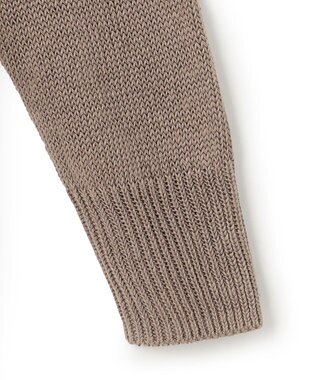 23区 リネンコード カーディガン ブラウン系