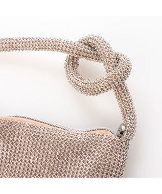 UNBILLION カシュカシュ cachecache / ラインストーン三日月ショルダー ブロンズ