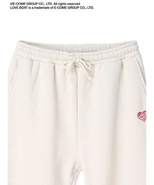 Green Parks ■別注　ＬＯＶＥ　ＢＯＡＴ　スウェットパンツ Ivory