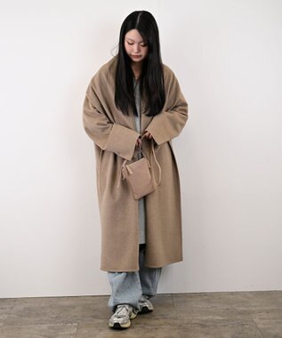 Hekhèr Le Style de Vie 新色追加【日本製】シュリンクレザー スマートフォンポシェット グレージュ