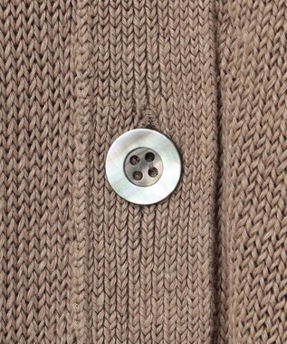 23区 リネンコード カーディガン ブラウン系