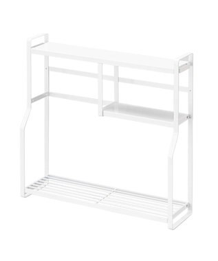 tower コンロサイドラック タワー ホワイト ホワイト