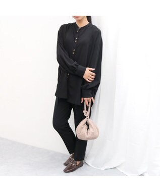 UNBILLION カシュカシュ cachecache / ラインストーン三日月ショルダー ブロンズ