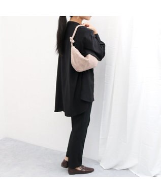 UNBILLION カシュカシュ cachecache / ラインストーン三日月ショルダー ブロンズ