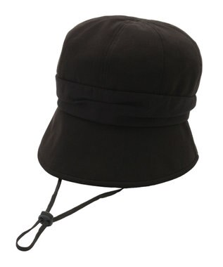 MOONBAT 【UVカット/遮光100%/接触冷感】洗えるスウェットキャスケット 軽量/手洗いOK/サイズ調整可能/ポケッタブル ブラック