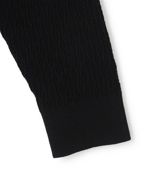 JOSEPH HOMME 【新柄】  ヴィスコースリンクス　ジップアップニットフーディー ブラック系