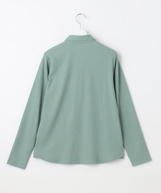 23区GOLF 飽きずに使えるベーシックアイテム【WOMEN】】 リブポロシャツ ライトグリーン系