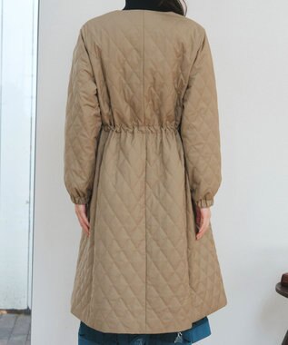 Tiaclasse 中綿キルティングコート ベージュ