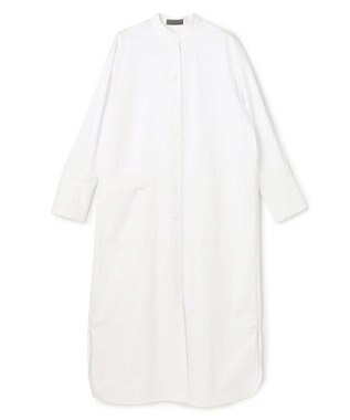 uncrave コットンクロスプレーン シャツワンピース オフ