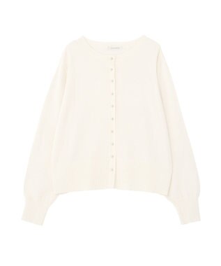 Green Parks 金釦コンパクトニットカーディガン White