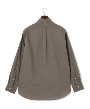 J.PRESS MEN 【WEB・一部店舗限定】コットンリネンシャツ ダークブラウン系