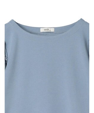 earth music&ecology フレア袖レースプルオーバー Sax