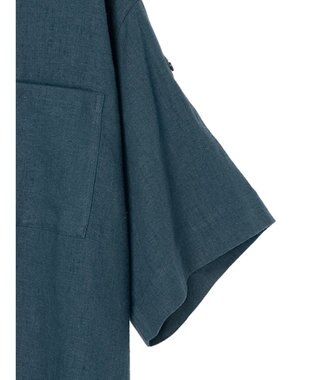CRAFT STANDARD BOUTIQUE 【キナリノ別注】リネンレーヨンWポケットシャツ Navy