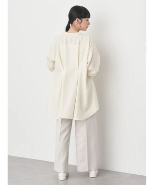 earth music&ecology バックデザインシャツ Light Yellow