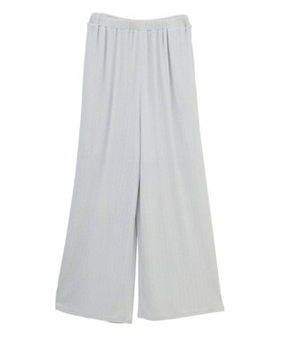 Green Parks シアーワイドパンツ Light Gray