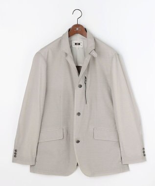 JOSEPH ABBOUD 【キングサイズ・ストレッチ/7ポケット】ハイパワーピケストレッチアクティブレジャー ジャケット　26SSモデル ベージュ系