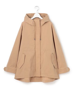 ICB L テントライン フーデットコート アプリコットベージュ