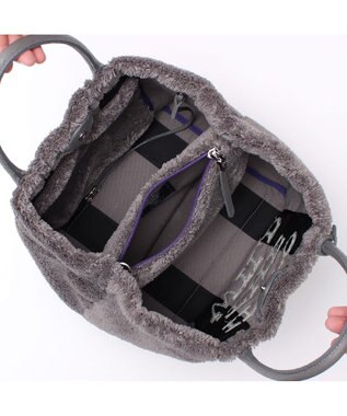 A.D.M.J. 【もこもこ】オスカー/コード刺しゅうキューブトート25cm(Dカン＋) RAT