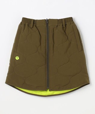 PW CIRCULUS 【WOMEN】キルティング中綿リバーシブルスカート  ゴルフウェア レディース カーキ系