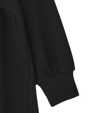 AMERICAN HOLIC フクレジャガードペプラムプルオーバー Black